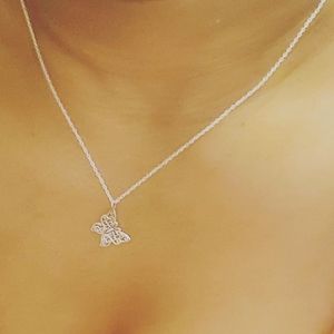 925 Sterling Silver Butterfly Necklace